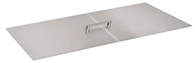 12" x 24" Rectangular Stainless Steel Burner Cover